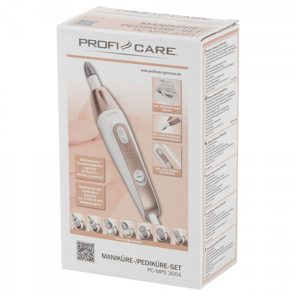 Набор для маникюра и педикюра 7 насадок с чехлом Profi Care PC-MPS (3004) Нововолынск - изображение 10