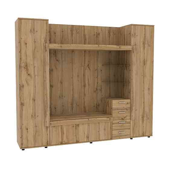 Стенка в гостиную под ТВ Exo-1, Дуб Аппалачи, 2160х420х1850 Львов