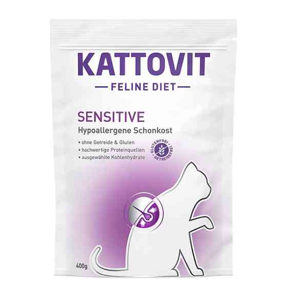 Kattovit Veterinary Sensitive КАТТОВИТ СЕНСИТИВ диетический сухой корм для котов с пищевой непереносимостью Киев