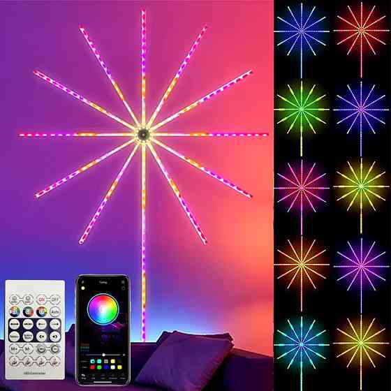 Світлодіодна стрічка Феєрверк від USB,з Bluetooth та пультом SBR Київ