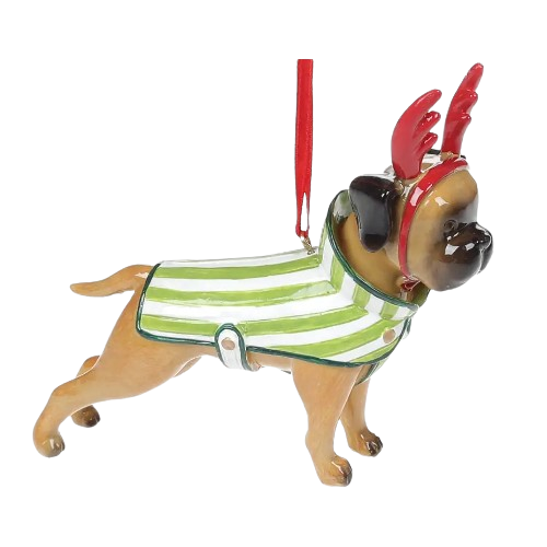 Декоративна фігурка на підвісі Новорічний настрій, 12.5см Житомир - изображение 1