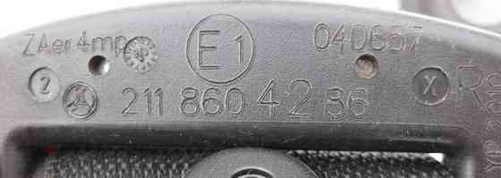 Mercedes-Benz  A2118604286 Ремінь безпеки передній правий чорний W211 C219 Одеса
