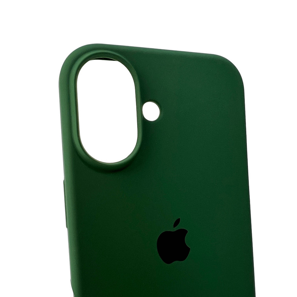 Чохол Silicone для Apple iPhone 16, зелений Київ - фото 1