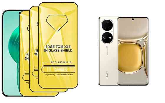 Захисне скло DefenzoGlass для Huawei P50, P50 Pro – подвійна міцність Київ