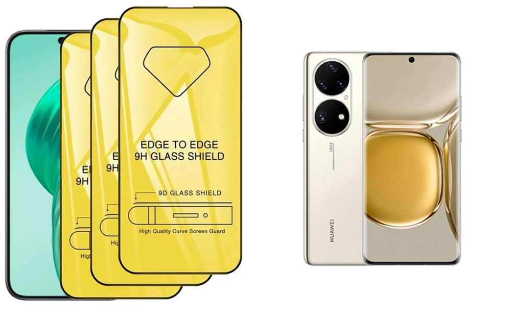 Захисне скло DefenzoGlass для Huawei P50, P50 Pro – подвійна міцність Київ - фото 3