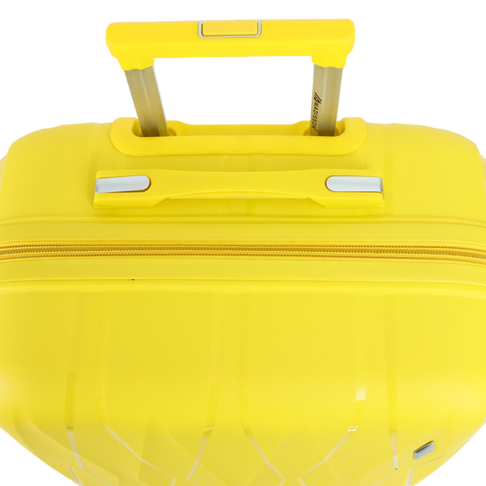 Чемодан полипропиленовый MADISSON 51103 малый 55 см желтый Киев - изображение 6