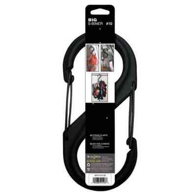 Карабин туристический Nite ize Plastic Carb S Biner Size 10 NI796 Black (4823082709403) Винница