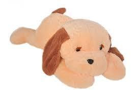 Мягкая игрушка Алина Собака Тузик 90 см персиковый Киев - изображение 2