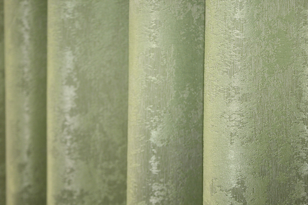 Комплект готовых штор VR-Textil Жаккард Sultan XO № 1367ш Светло-оливковый 150х270 см 2 шт (33-0228) Киев - изображение 8
