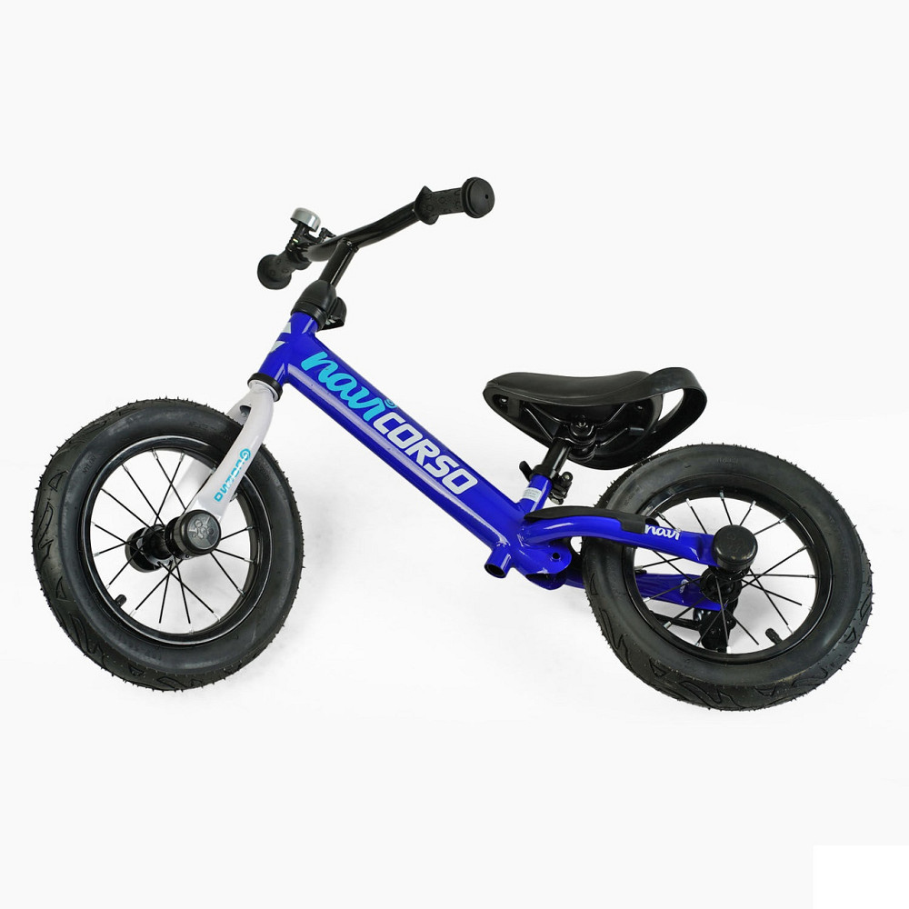 Велобіг CORSO Navi сталева рама колеса 12 дюймів підставка для ніг Синій (NV-12645) Чернигов - изображение 4