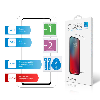 Скло захисне ACCLAB Full Glue Moto G04 Black (1283126594250) Вінниця - фото 7