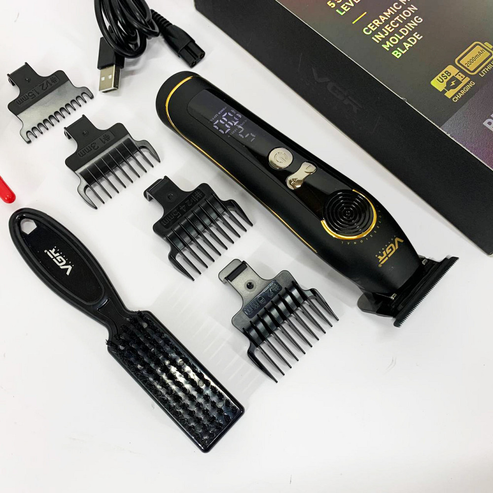 Отличная машинка для стрижки волос VGR V-299, Машинка для стрижки волос мощная Триммер висков KN-60 Львов - изображение 3