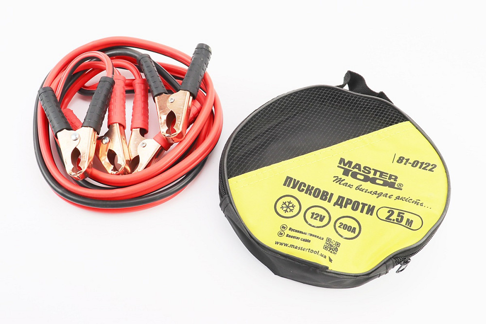 Дроти пускові 200А/12V, 2,5 м 81-0122 Київ - фото 1