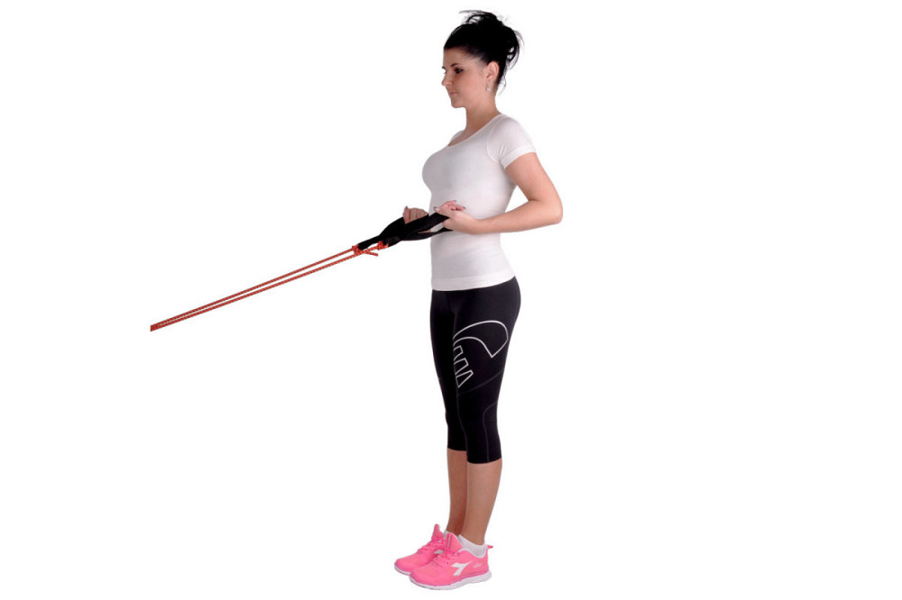 Стрічка-еспандер для вправ inSPORTline Morpo 200 см червоно-чорна Київ - фото 7