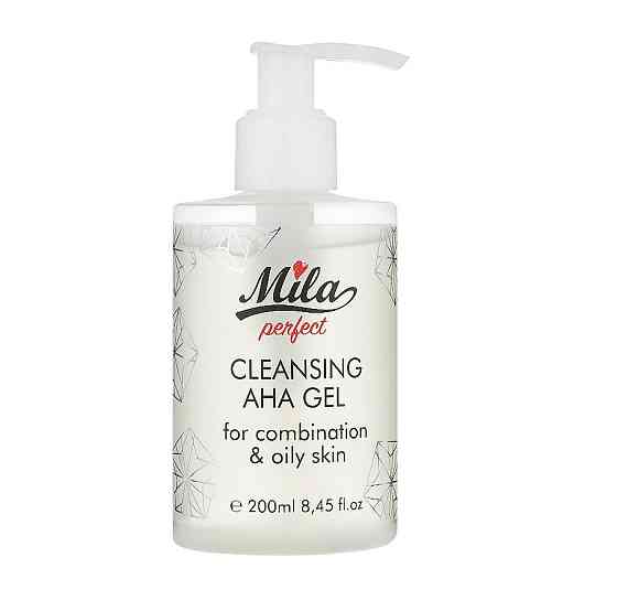 Очищуючий гель з AHA кислотами AHA Cleanser gel Mila perfect 200 мл Київ