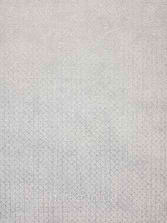 Обои виниловые на флизелине AS creation The Bos 0.53х10 геометрия полоски квадраты серебристые на бело сером Киев