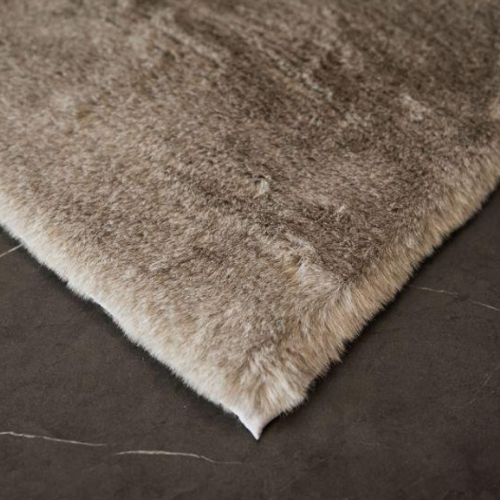 Килимок для підлоги з еко-хутра ТМ Dariana Elegant 160*220 см кварц Житомир