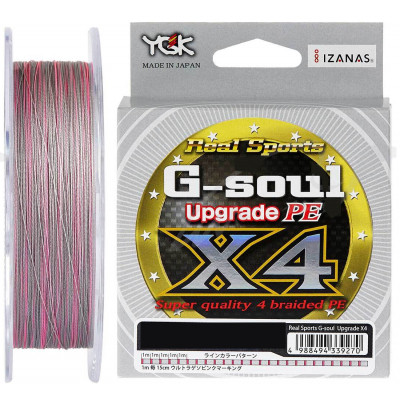 Шнур YGK G-Soul X4 Upgrade 200m 1.5/25lb Grey (5545.01.10) Винница - изображение 1
