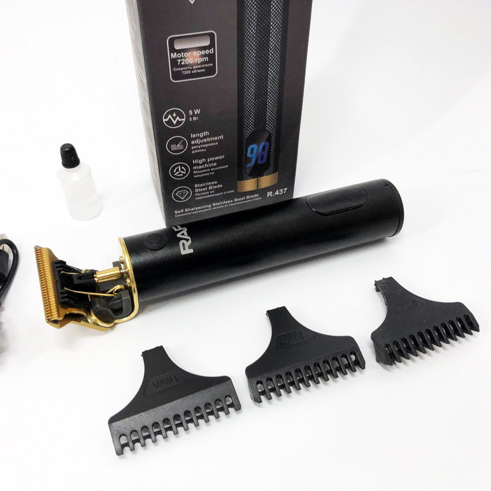 Машинка для стрижки на акумуляторі, Електрична акумуляторна машинка для стрижки, Тример бездротовий LC-20 Івано-Франківськ - фото 9