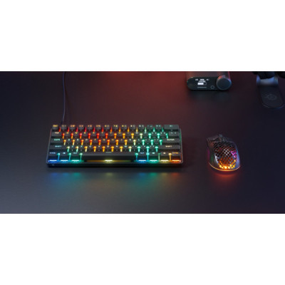 Клавиатура SteelSeries Apex Pro Mini Gen 3 HyperMagnetic OmniPoint 3.0 OLED USB UA Black (64913) Винница - изображение 4