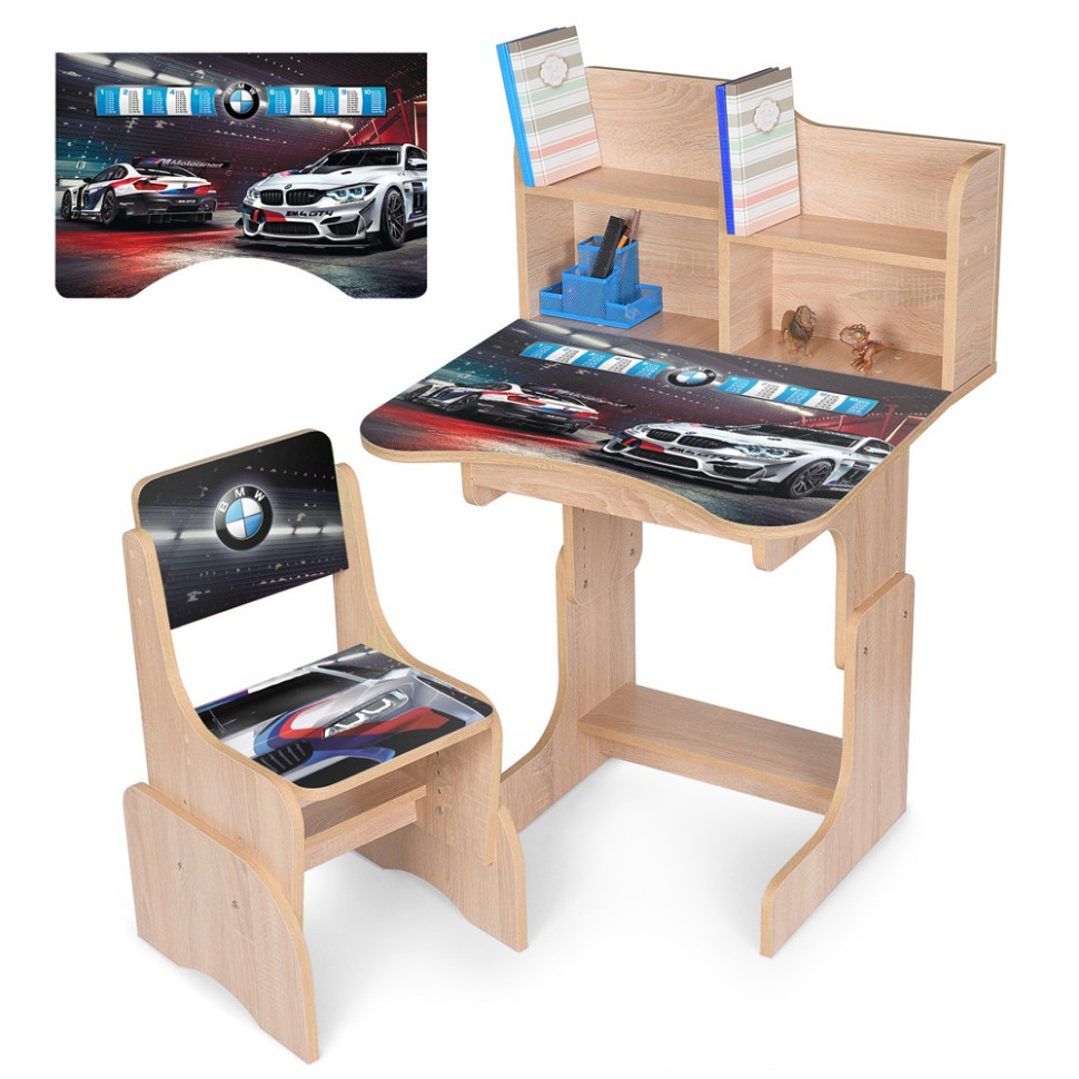 Детская Парта N 2071-7-3 дерево, со стульчиком Винница - изображение 1