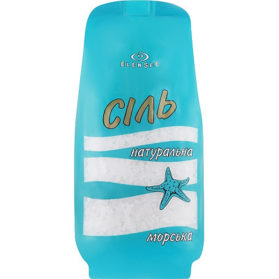 Соль для ванн ElenSee Натуральная морская 700 г (4820098540655) Винница - изображение 1