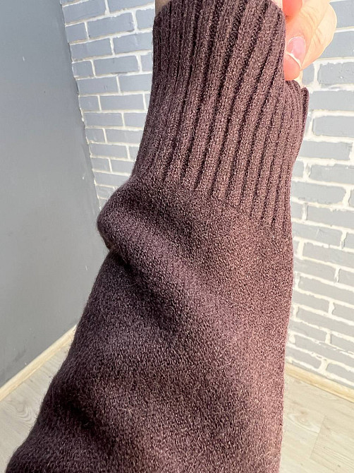 Платье женское LES ETOILES CLAIRES 8198 свитер оверсайз с карманами средняя длина one size, шоколад, one size Киев - изображение 3