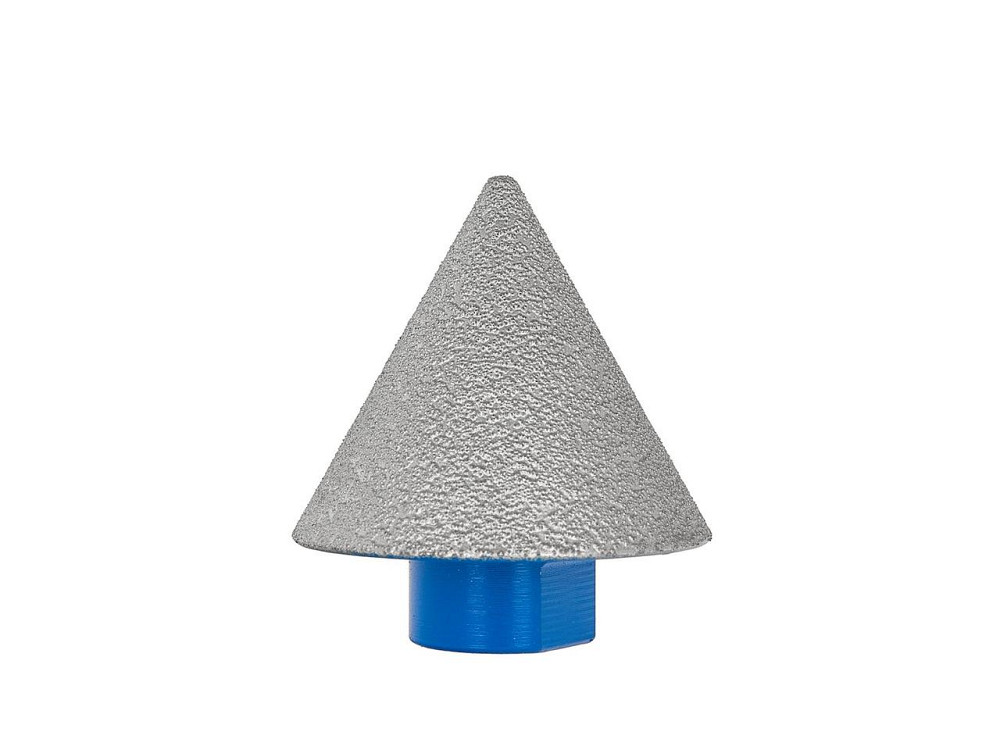 Фреза алмазна конічна "GeKo"  2-50мм на КШМ з кріленням М14 Стрый - изображение 2