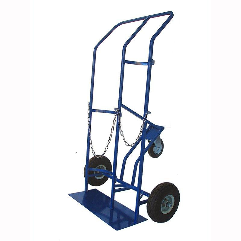 Візок для 2 балонів кисень+пропан з опорним колесом ТКО2-260 до 250 кг Харків - фото 3