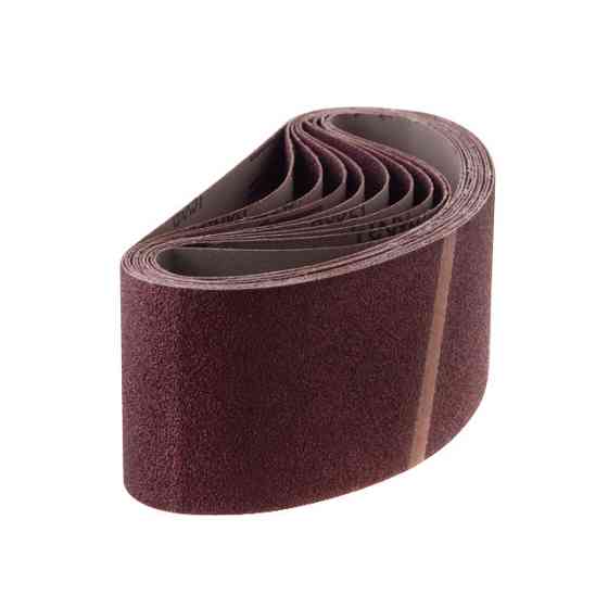 Стрічка шліфувальна, 75×533 мм, зерно K80, 10 шт. INTERTOOL BT-0408 Київ