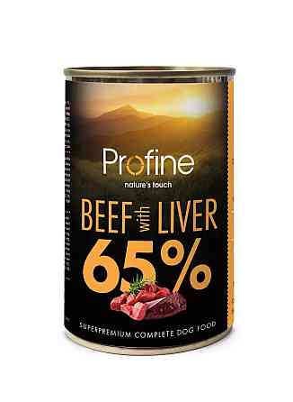 Влажный корм Profine Dog для собак, с говядиной и печенью, 400 г Винница