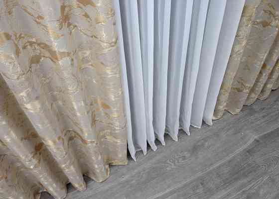 Шторная ткань жаккард 