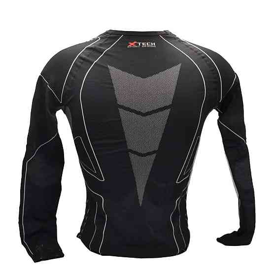 Термокофта (лонгслів) X TECH Maglia Race 3 Munica Lunga  giroc Nero XXL/XXXL Чорна Луцьк