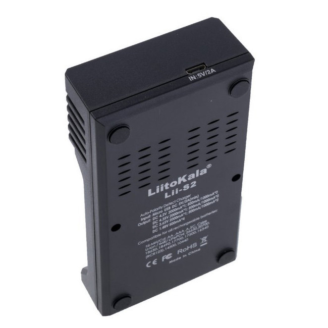 Заряднoe устройство Liitokala lii-S2 на 2 канала (для Ni-MH, Ni-CD, Li-Ion, LiFePo4) Винница - изображение 9