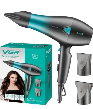 Профессиональный мощный фен для волос VGR V-455 с холодным и горячим воздухом 2400 Вт Коломия