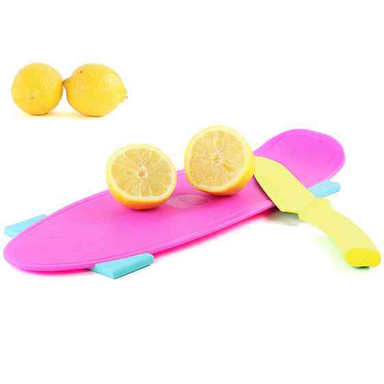 Дошка обробна Скейт, рожева Ровно