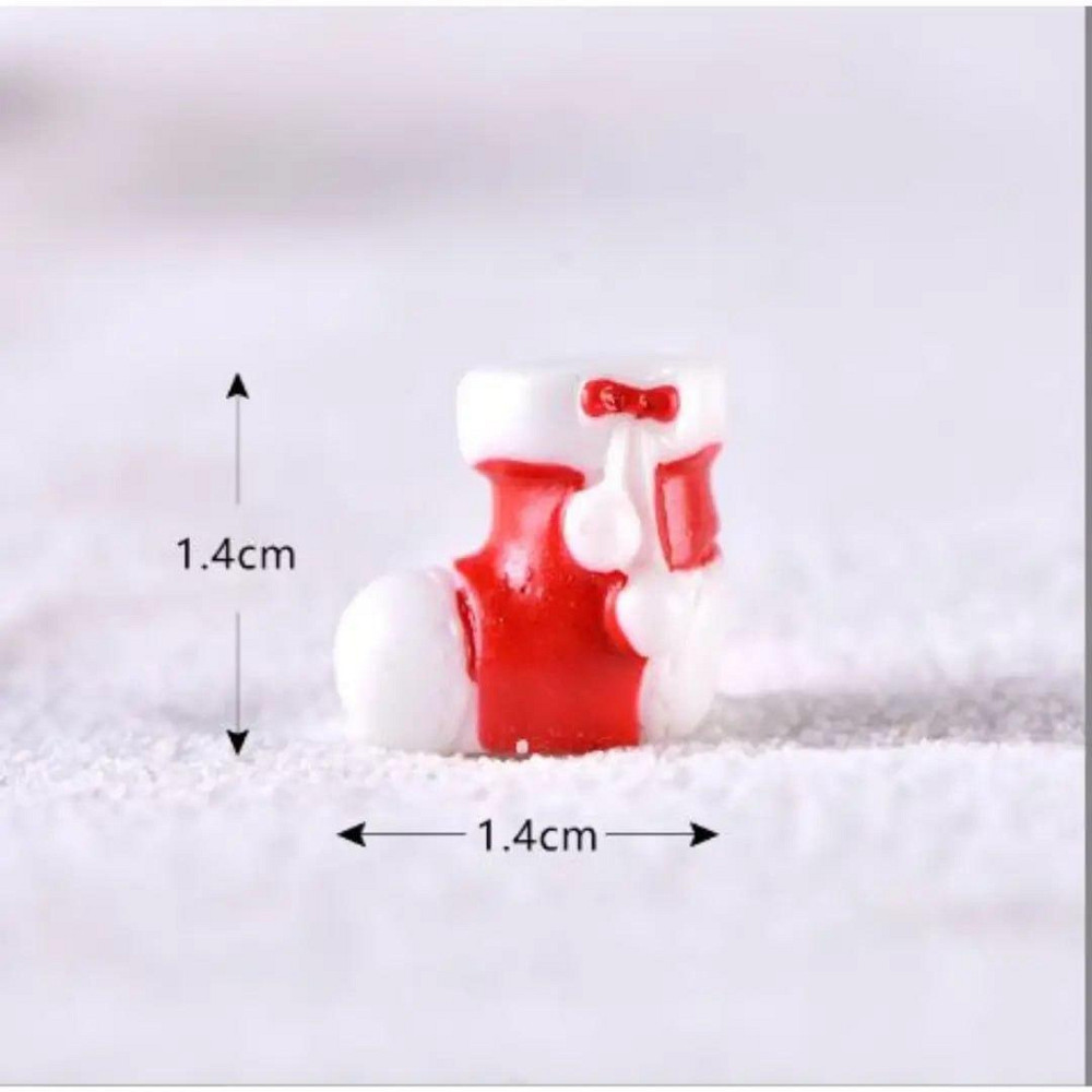 Миниатюрные рождественские фигурки Сапожок Санты для микроландшафта, новогоднего декора и творчества Одесса - изображение 2