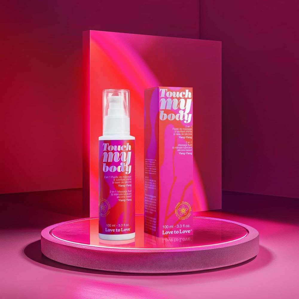 Масажний гель і змазка 2-в-1 Love To Love TOUCH MY BODY Ylang-Ylang (100 мл) зволожуючий Sex Aura Київ - фото 2