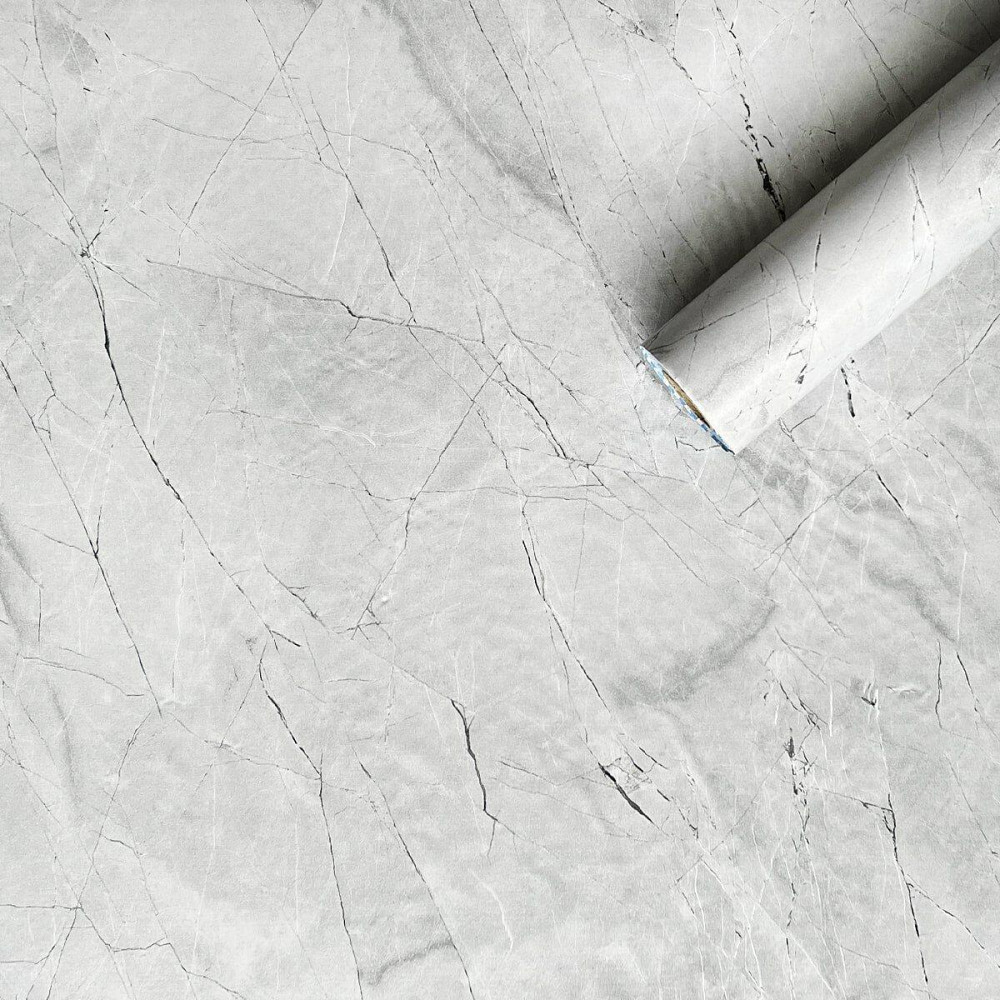 Самоклеющаяся пленка 0,45х10м х 0,07мм Платиновый мрамор SW-00001274 Днепр - изображение 1