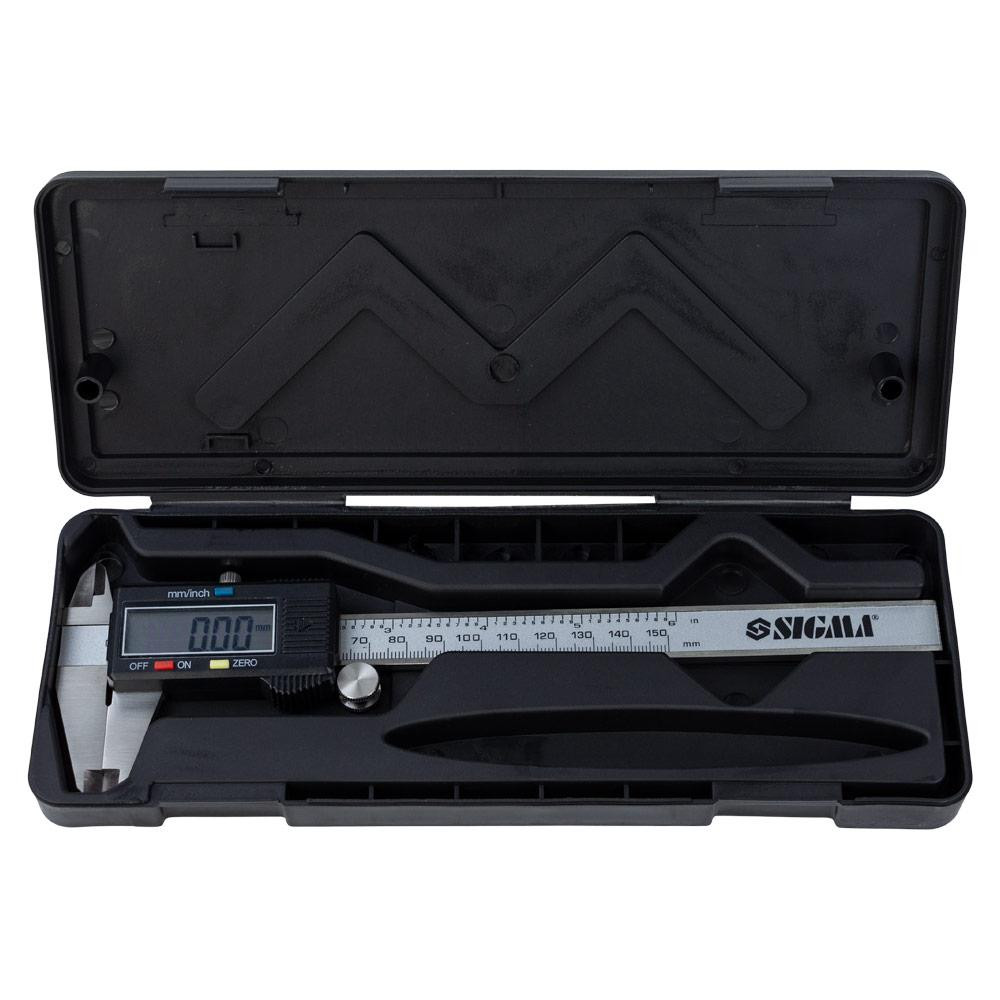 Штангенциркуль цифровой 150мм точность ±0.02мм (пенал) SIGMA (3923021) Киев - изображение 6
