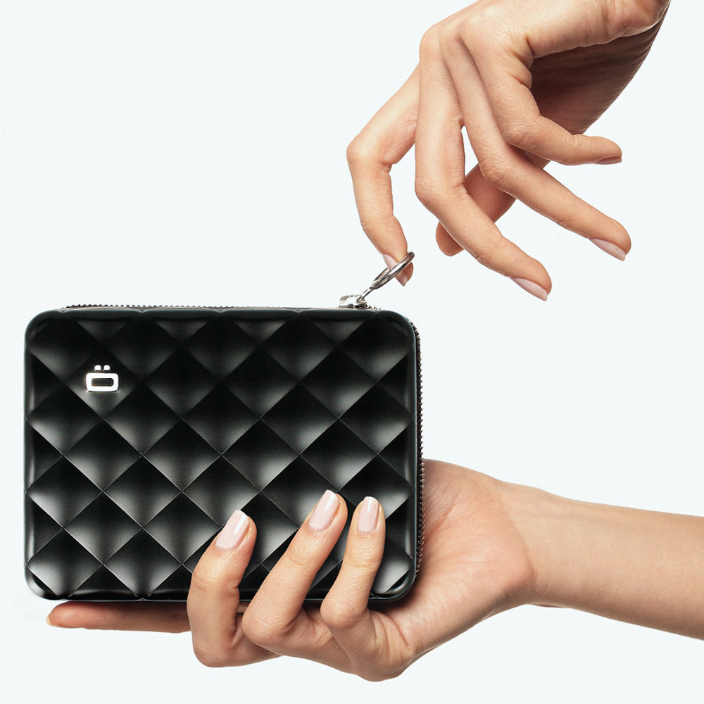 Гаманець на блискавці OGON Quilted Passport, чорний Рівне - фото 9