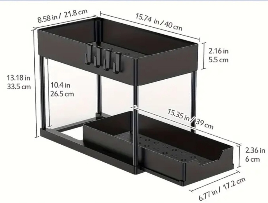 Органайзер 2 яруси 23477 Луцк - изображение 2