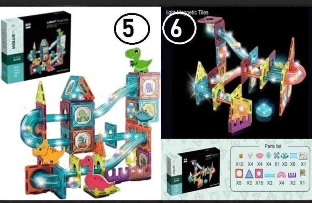 Качественный Детский магнитный конструктор подсветки Деткий магнитный. Харьков - изображение 5