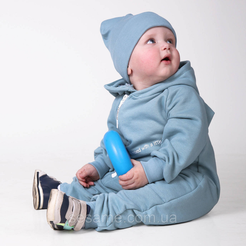 Комбінезон трикотажний ромпер Драйв Синій Харків - фото 8