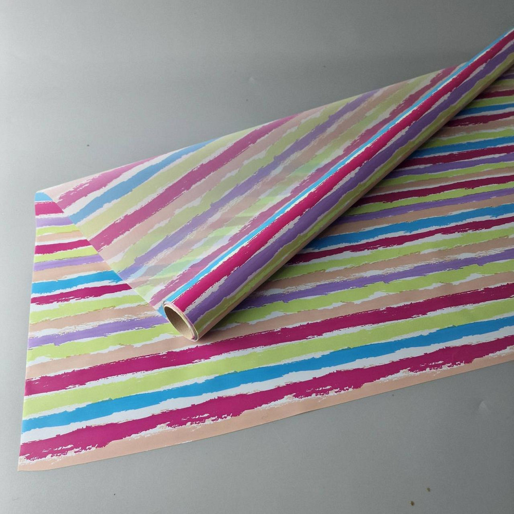 Калька для цветов рулон 8м тонированный матовый (77) (h680) №801 Радуга-1 (1 шт) Харьков - изображение 2