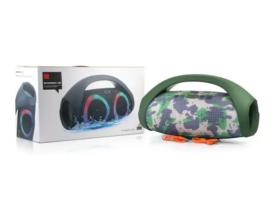 Бездротова колонка Bluetooth 20Вт, USB, AUX 3.5 мм, micro USB, FM, TF, LED-підсвічування, акумулятор 10000 mAh, IPX5 Одеса