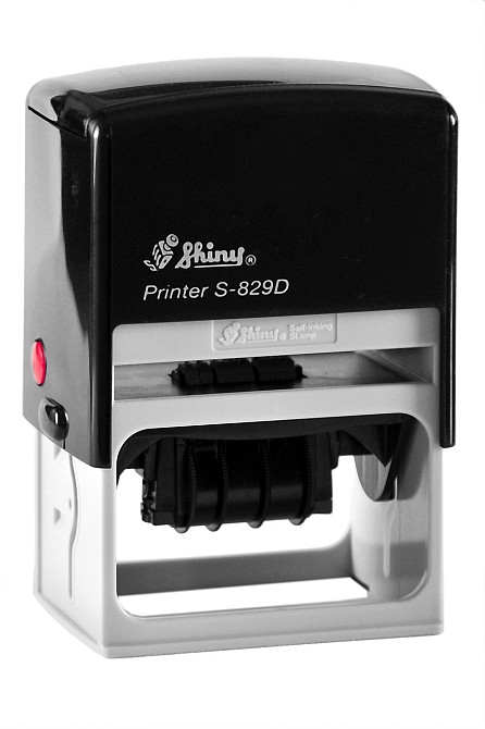 Датер пластмасовий з вільним полем 40х64мм (2 кол под) Київ - фото 1