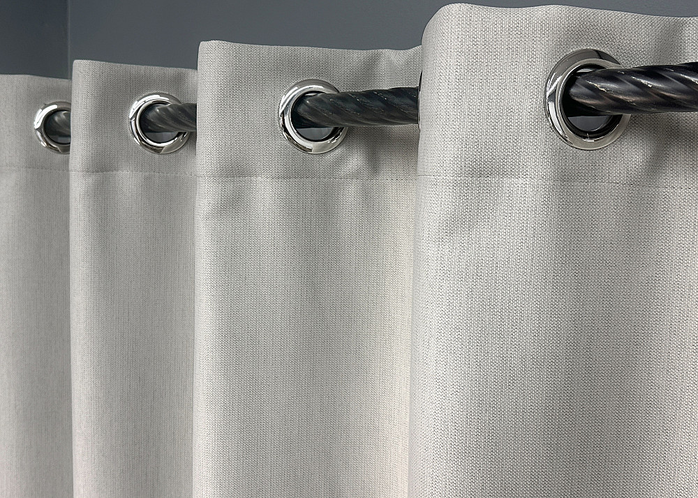 Комплект штор  на люверсах VR-Textil Блэкаут двусторонний Scandi № 1898ш Пепельный 150х250 см 2 шт (37-0298) Киев - изображение 6