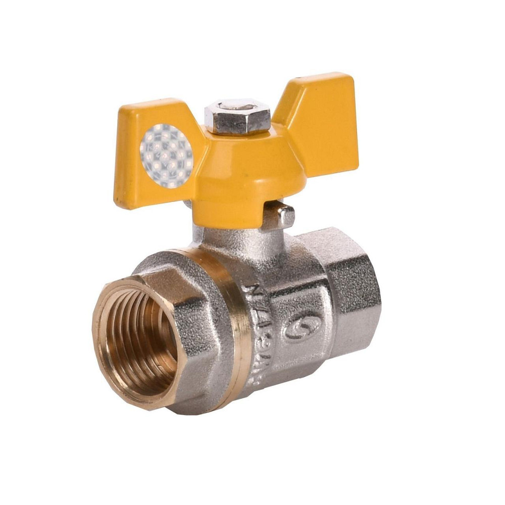 Кран шаровый прямой SOLOMON 1/2″ ВВ ЖБ PN40 B1007 (000001504) Киев - изображение 1