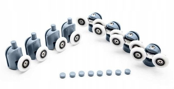 Ролики для душевой кабины 23 мм 8 шт. комплект Ruhhy (KK9646) Нововолынск - изображение 2